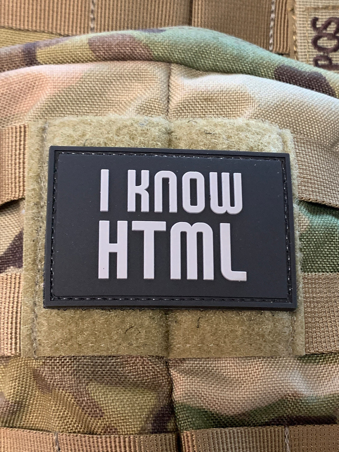 I Know HTML - (PVC) Morale Patch