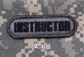 Instructor - Embroidered Morale Patch