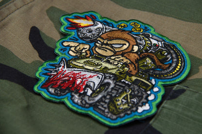 Monkey War Machine - Embroidered Morale Patch