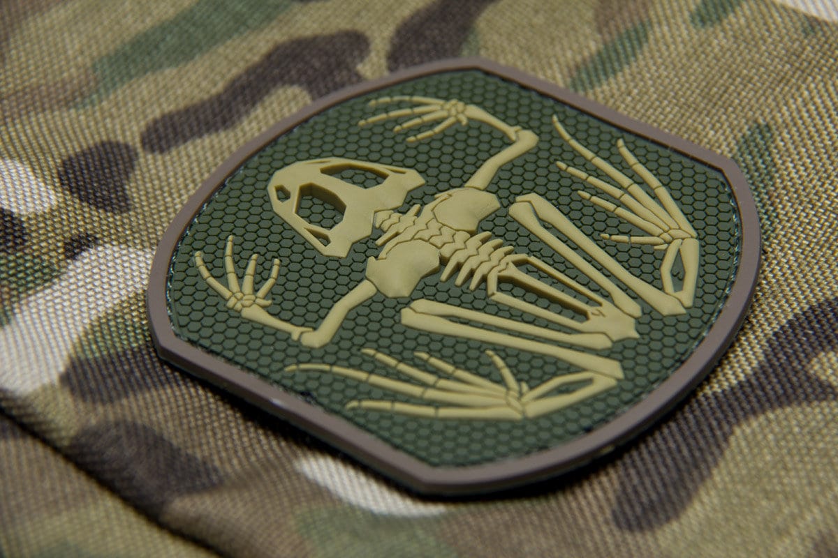 Frog Skeleton - (PVC) Morale Patch