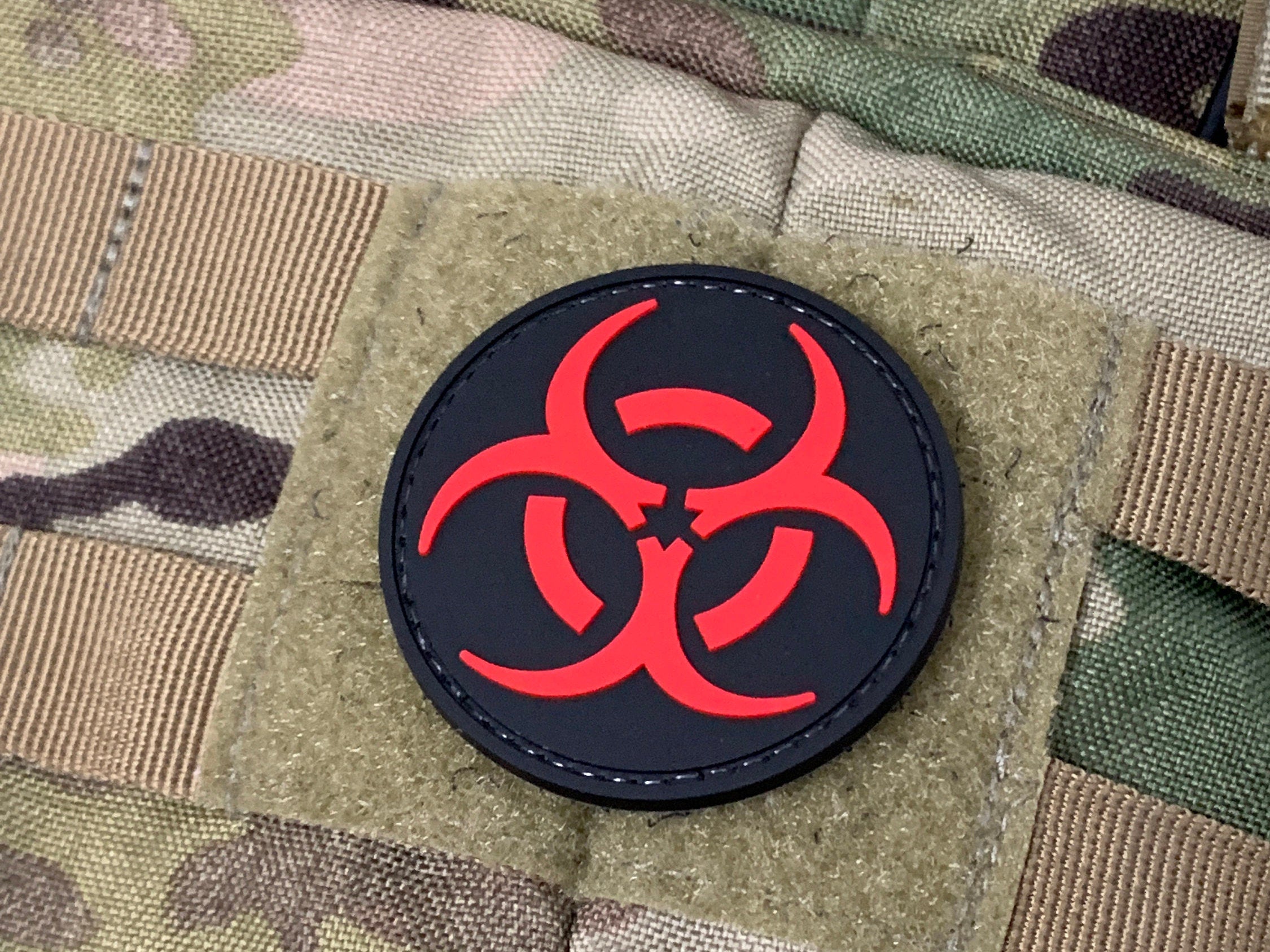 Biohazard Symbol - (PVC) Morale Patch