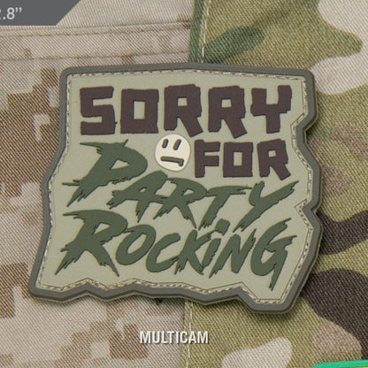 Sorry For Party Rocking - (PVC) Morale Patch