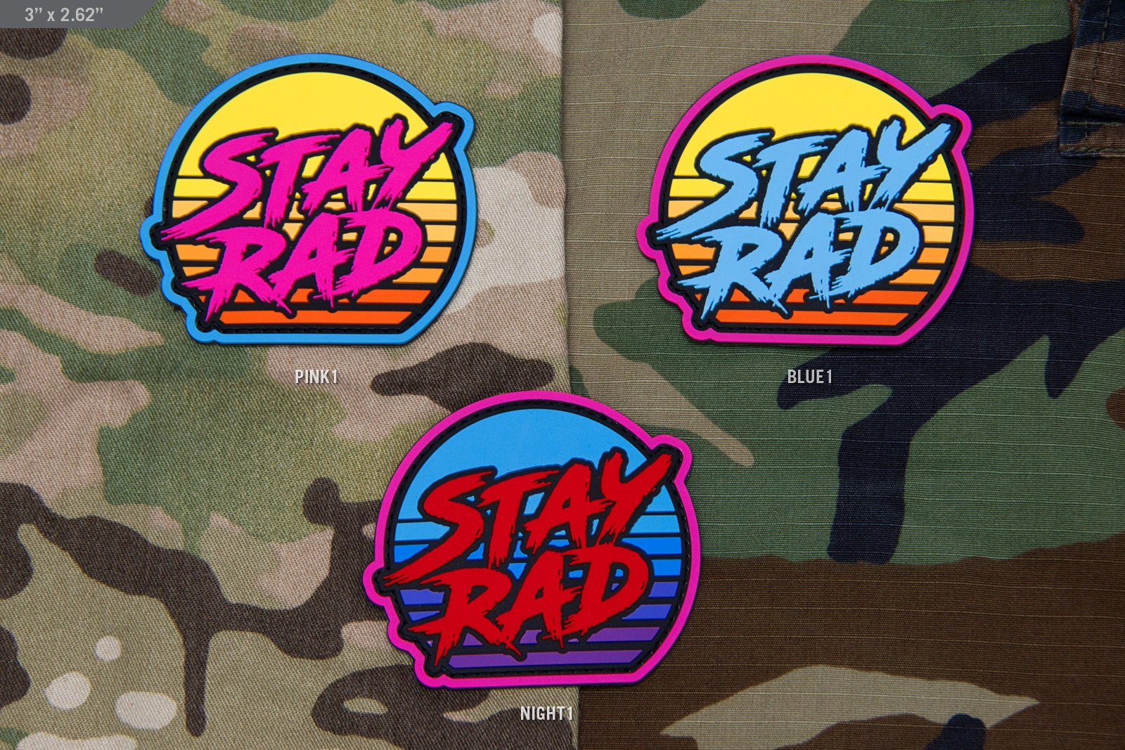 Stay Rad Sunset - (PVC) Morale Patch