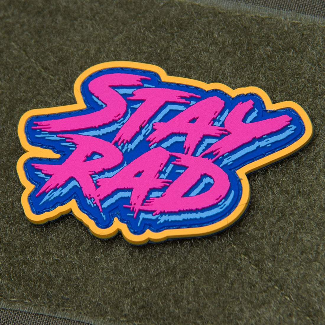 Stay Rad Text - (PVC) Morale Patch