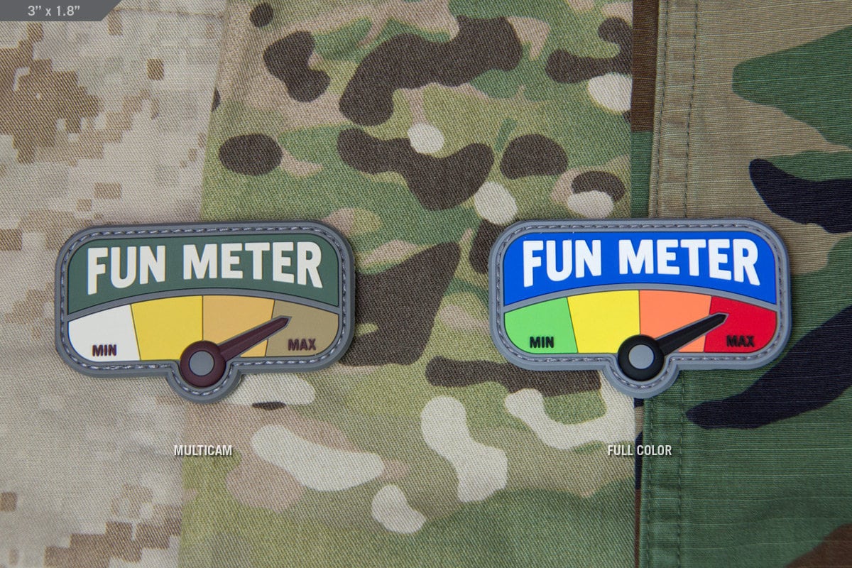 Fun Meter 3 Inch - (PVC) Morale Patch