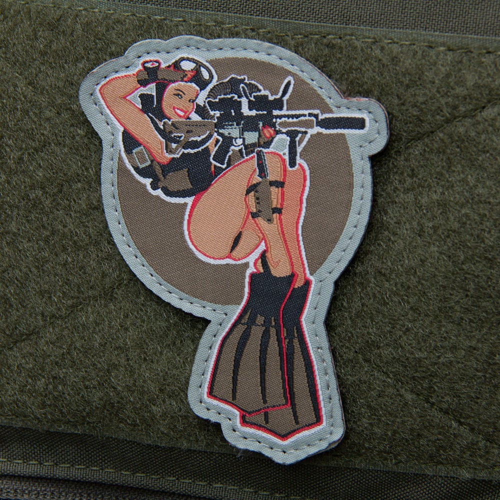 Dive Girl - Embroidered Morale Patch