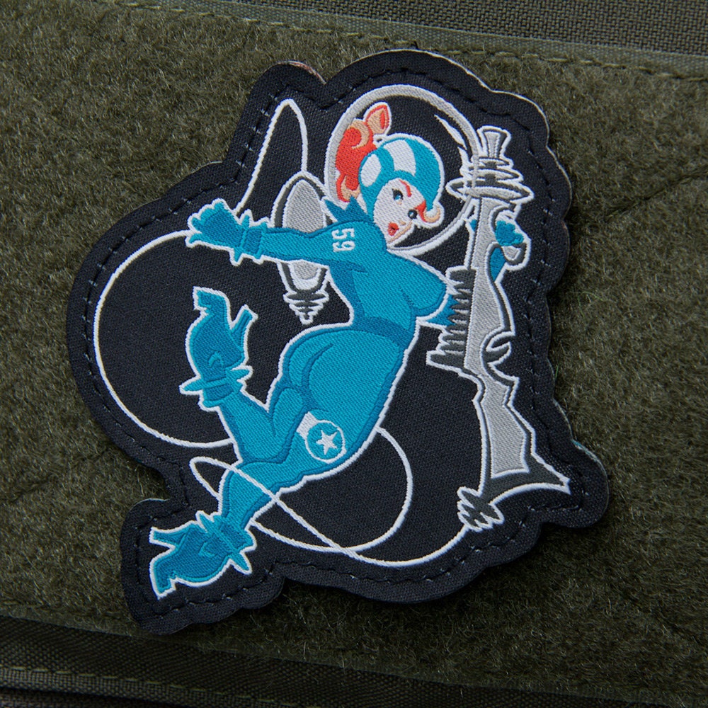 Space Girl - Embroidered Morale Patch