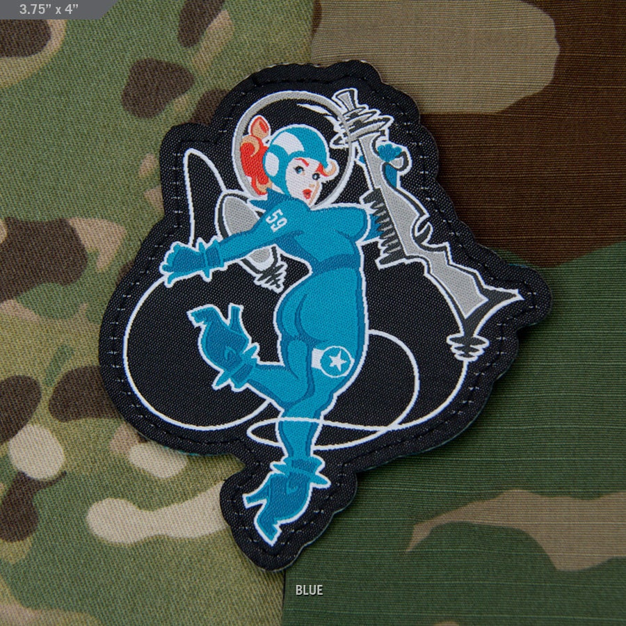 Space Girl - Embroidered Morale Patch