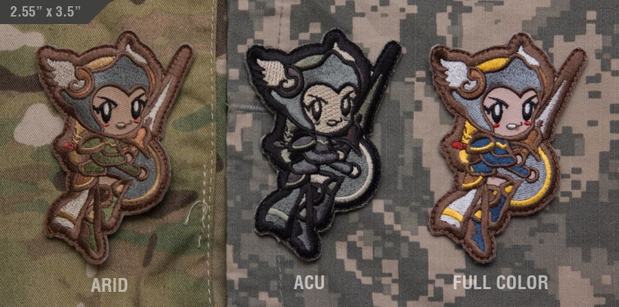 Cute Valkyrie - Embroidered Morale Patch