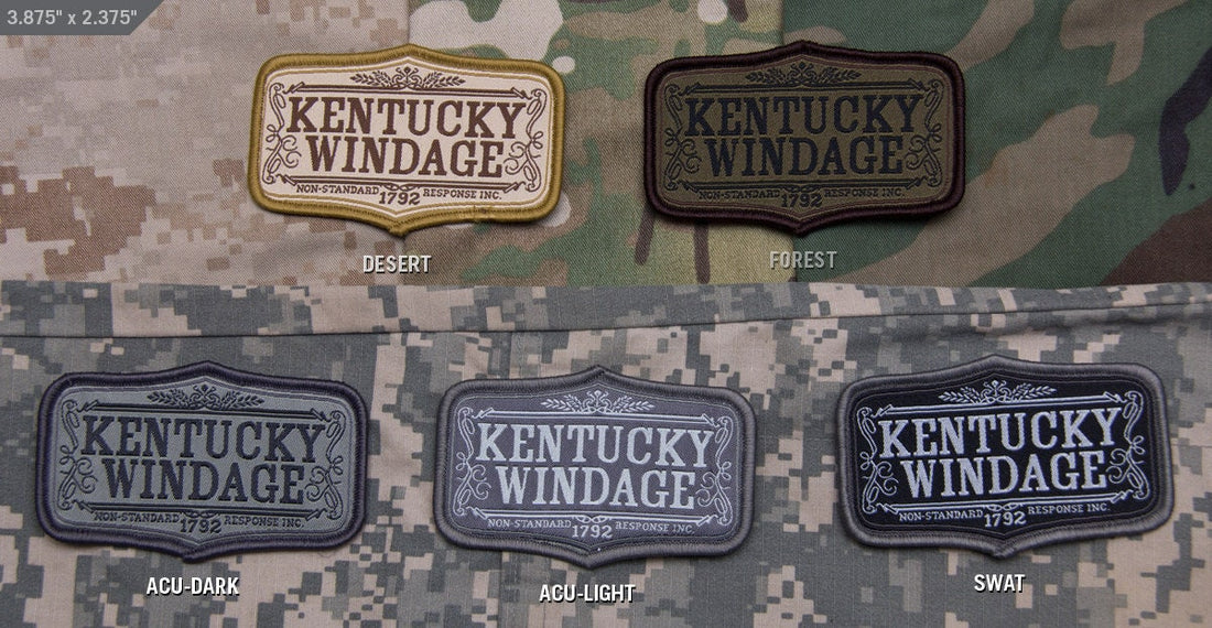 Kentucky Windage - Embroidered Morale Patch