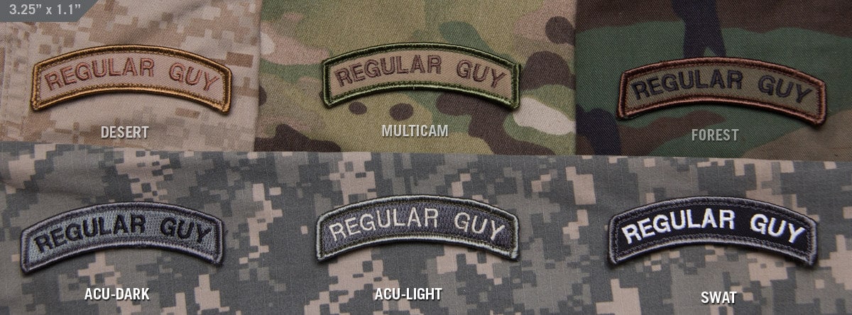 Regular Guy - Embroidered Morale Patch