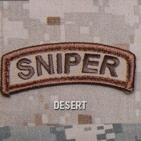 Sniper Tab - Embroidered Morale Patch