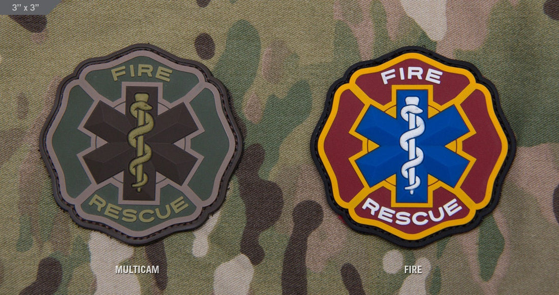 Fire Rescue - (PVC) Morale Patch