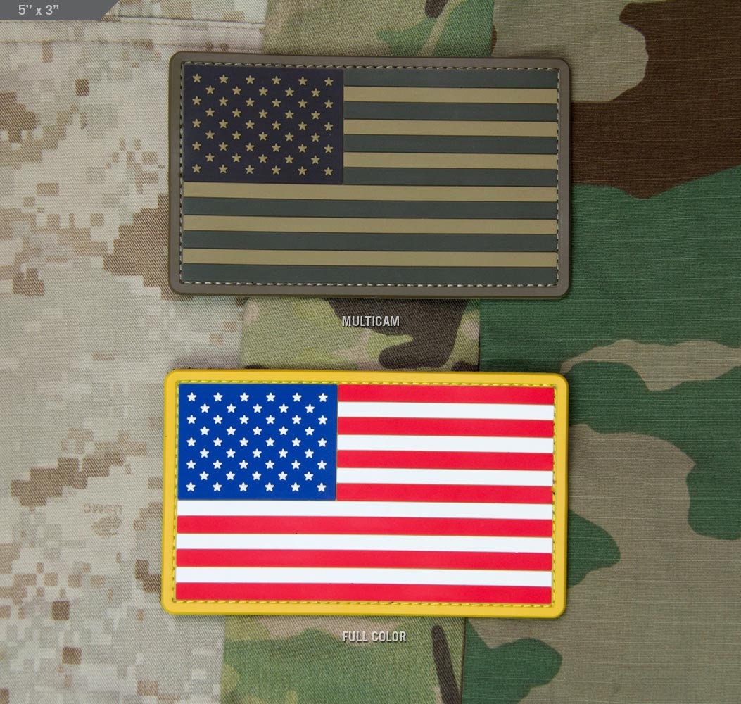 US Flag 5x3 - (PVC) Morale Patch