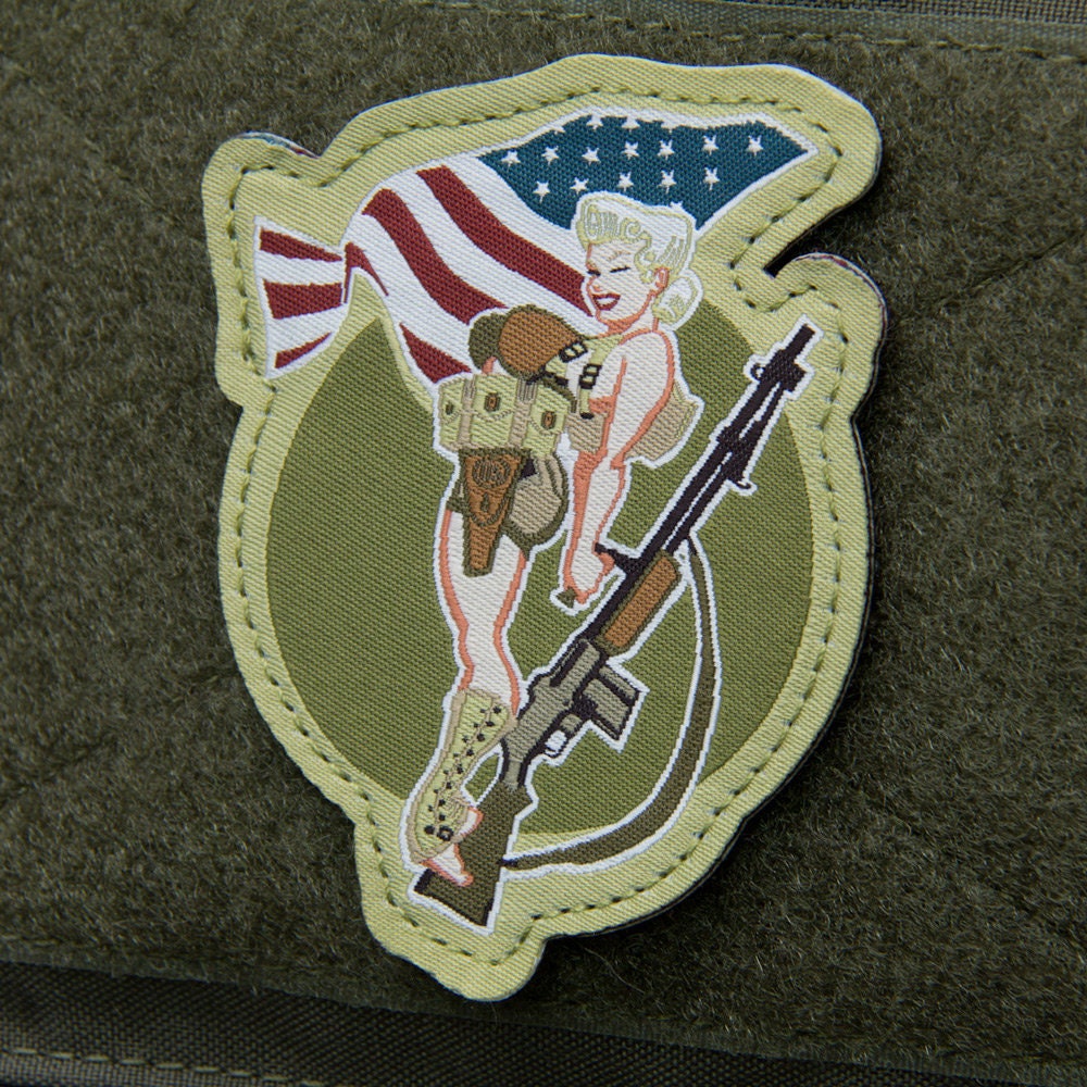 Bar Girl - Embroidered Morale Patch