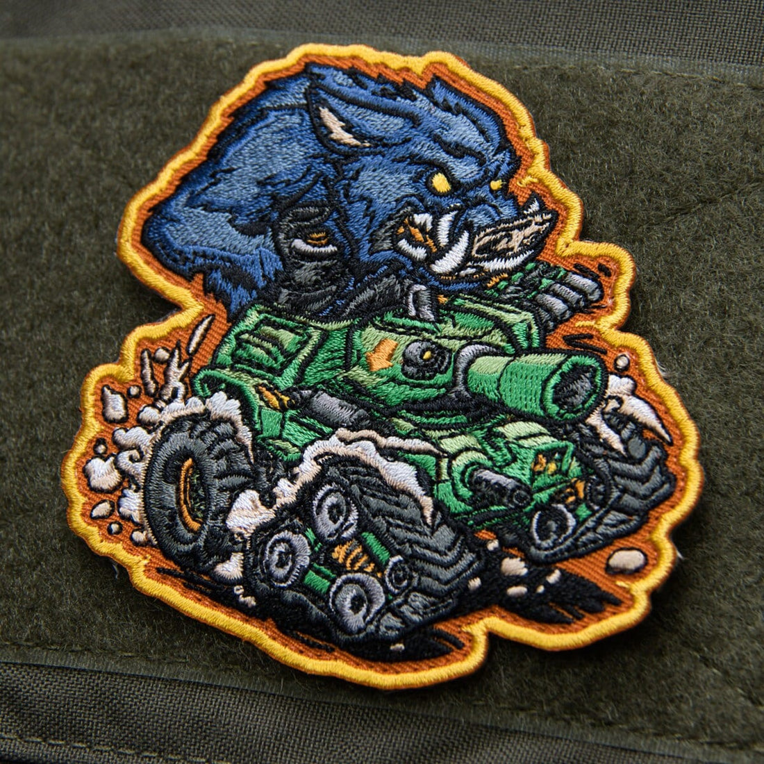 Boar War Machine - Embroidered Morale Patch