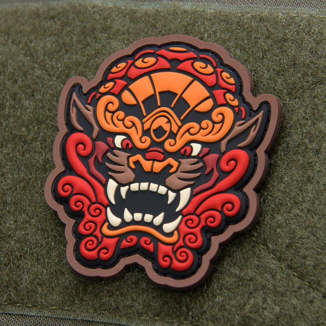 Foo Dog Head 2 - (PVC) Morale