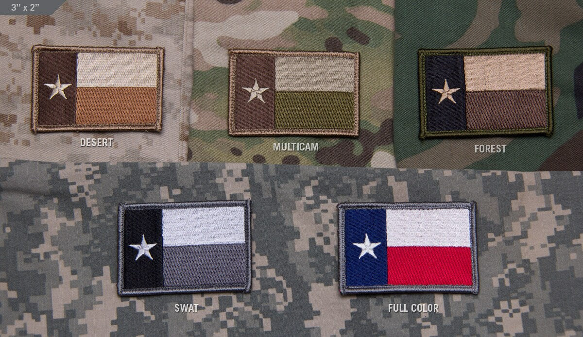 Texas Flag (Lone Star) - Embroidered Morale Patch