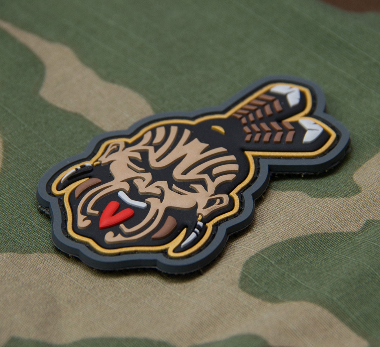 Maori Warrior Head - (PVC) Morale Patch