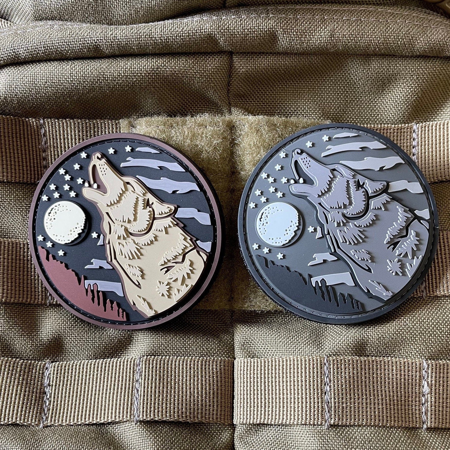 Howling Wolf - (PVC) Morale Patch