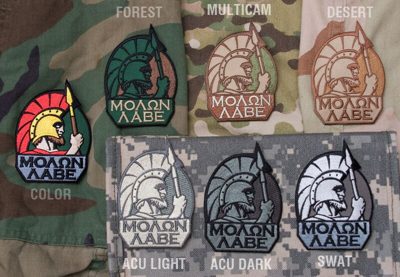 Molon Labe - Embroidered Morale Patch