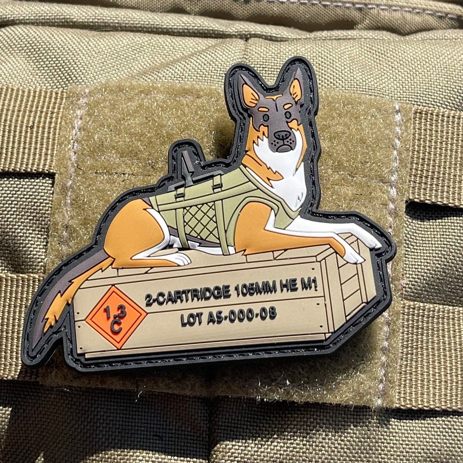 German Shepherd Tactical Dog (PVC) Patch