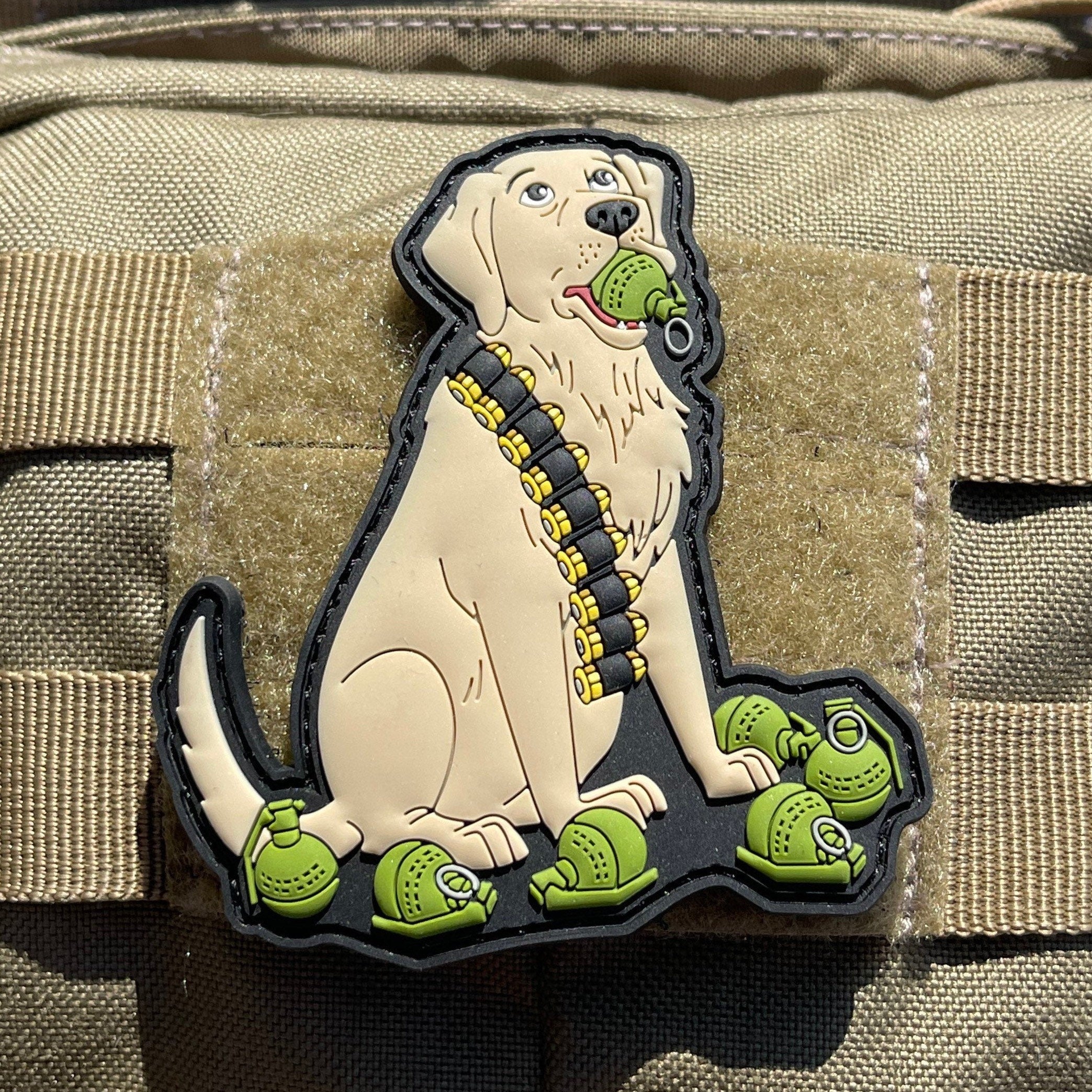 Go Fetch The Grenadier Retriever - (PVC) Morale Patch