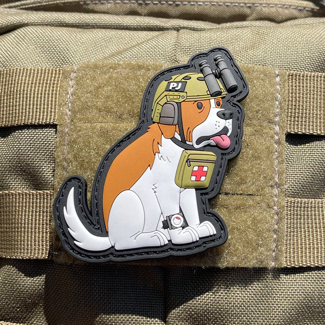 PJ Tactical St. Bernard (PVC) Patch