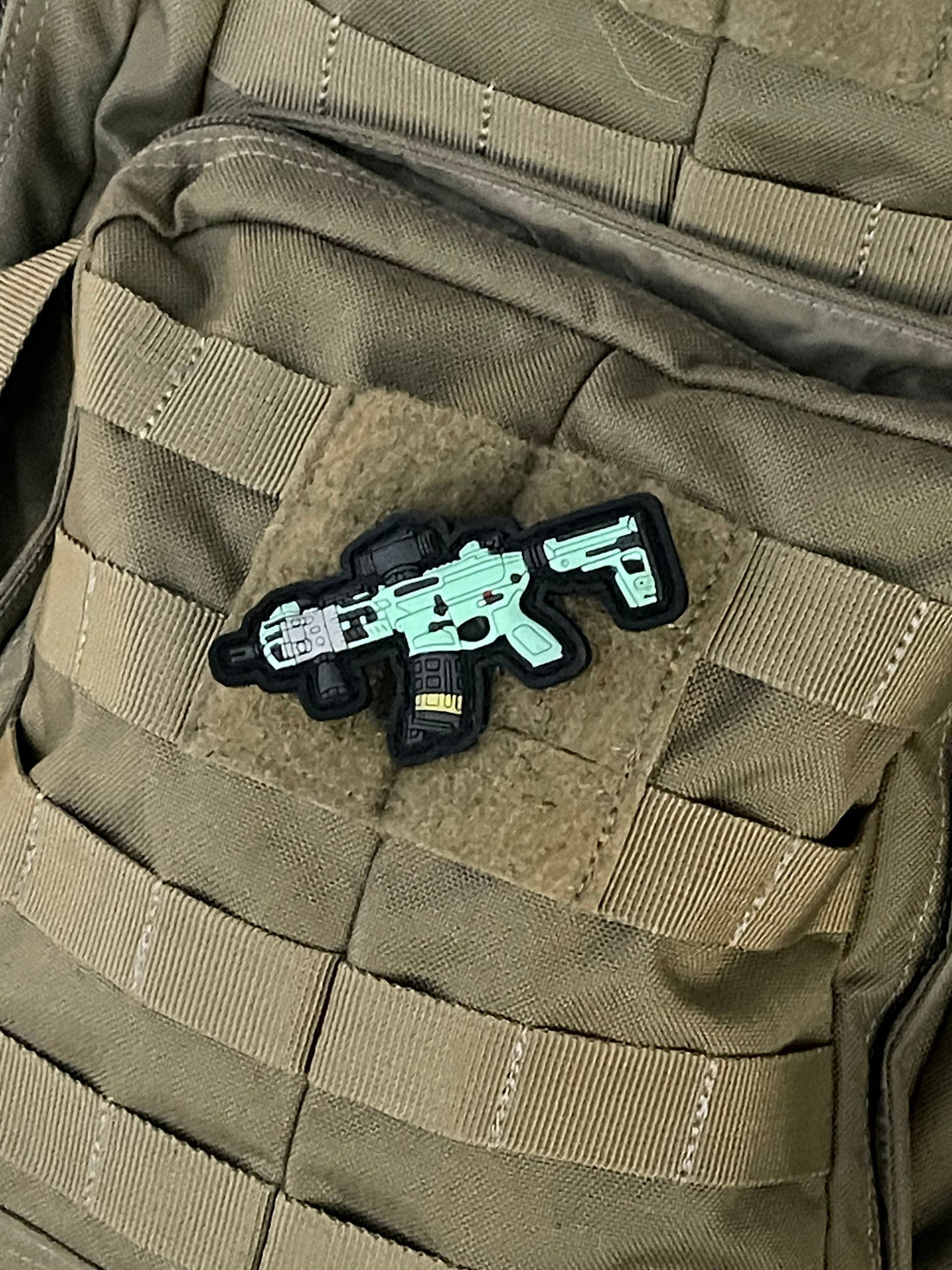 Mini Gun AAC Honey Badger (PVC) Morale Patch