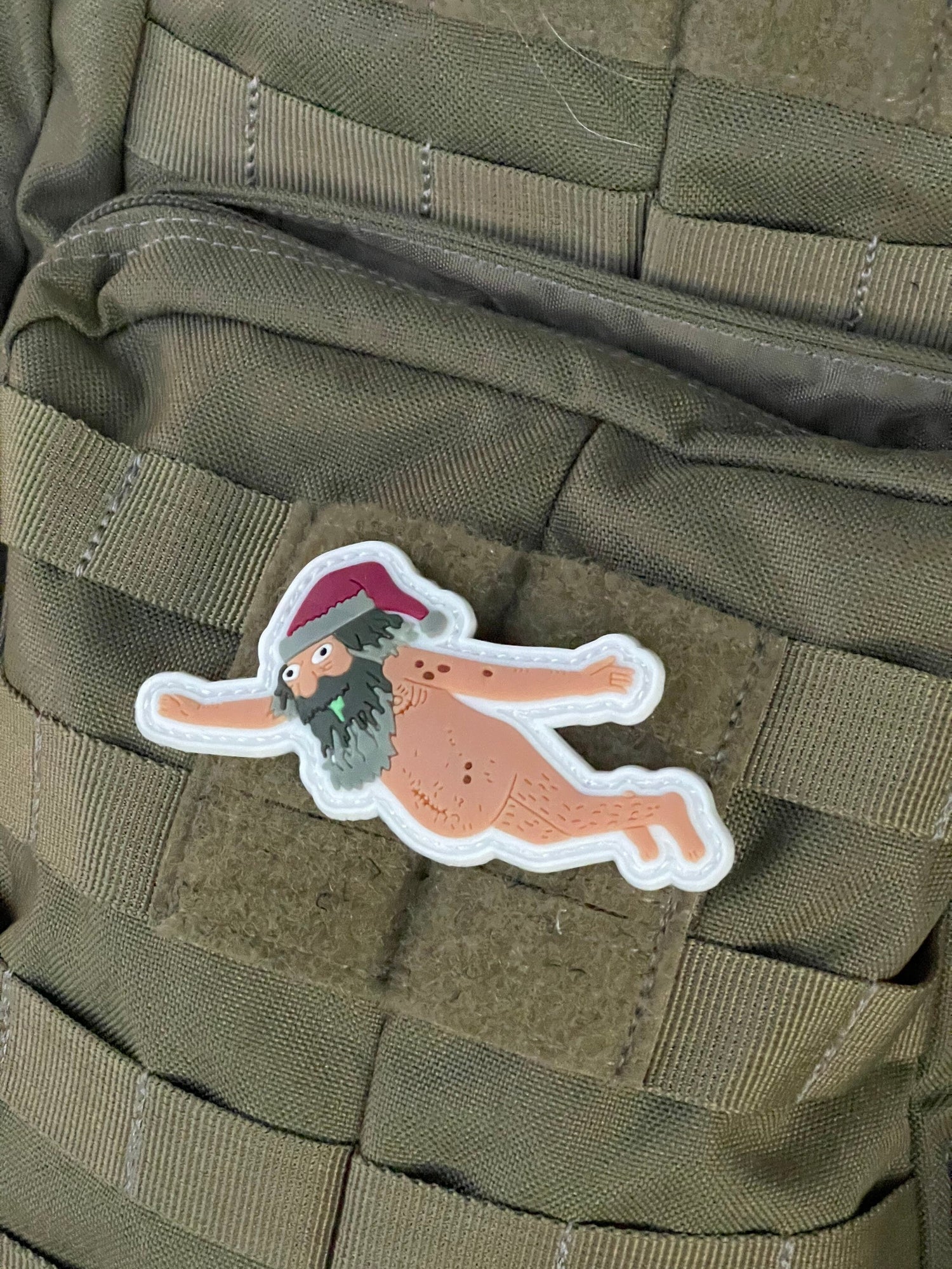 Anatomy Park Homeless Man (PVC) Morale Patch