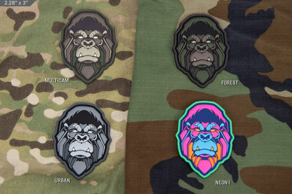 Gorilla Head - (PVC) Morale Patch