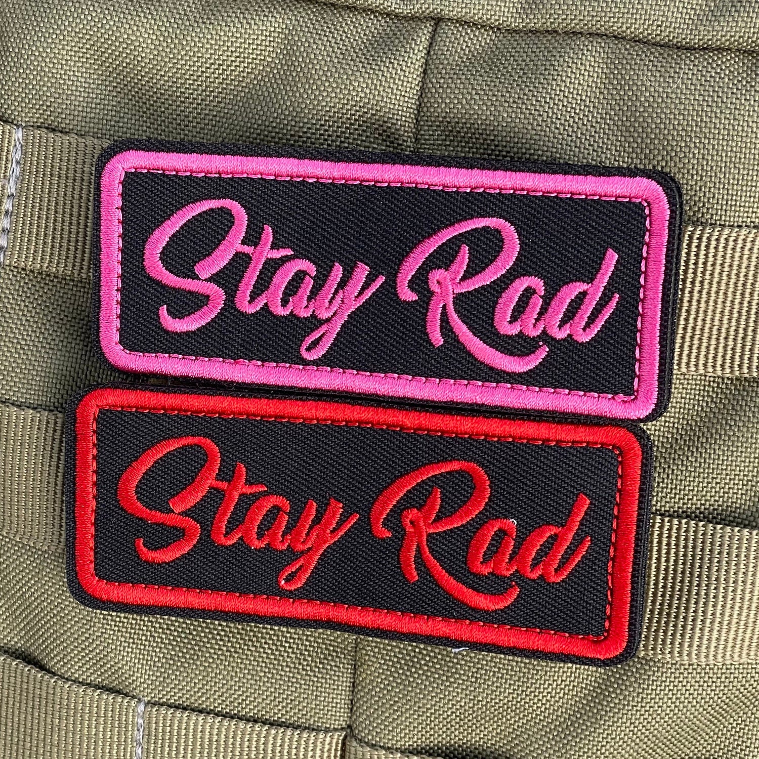 Stay Rad Retro Embroidered Morale Patch