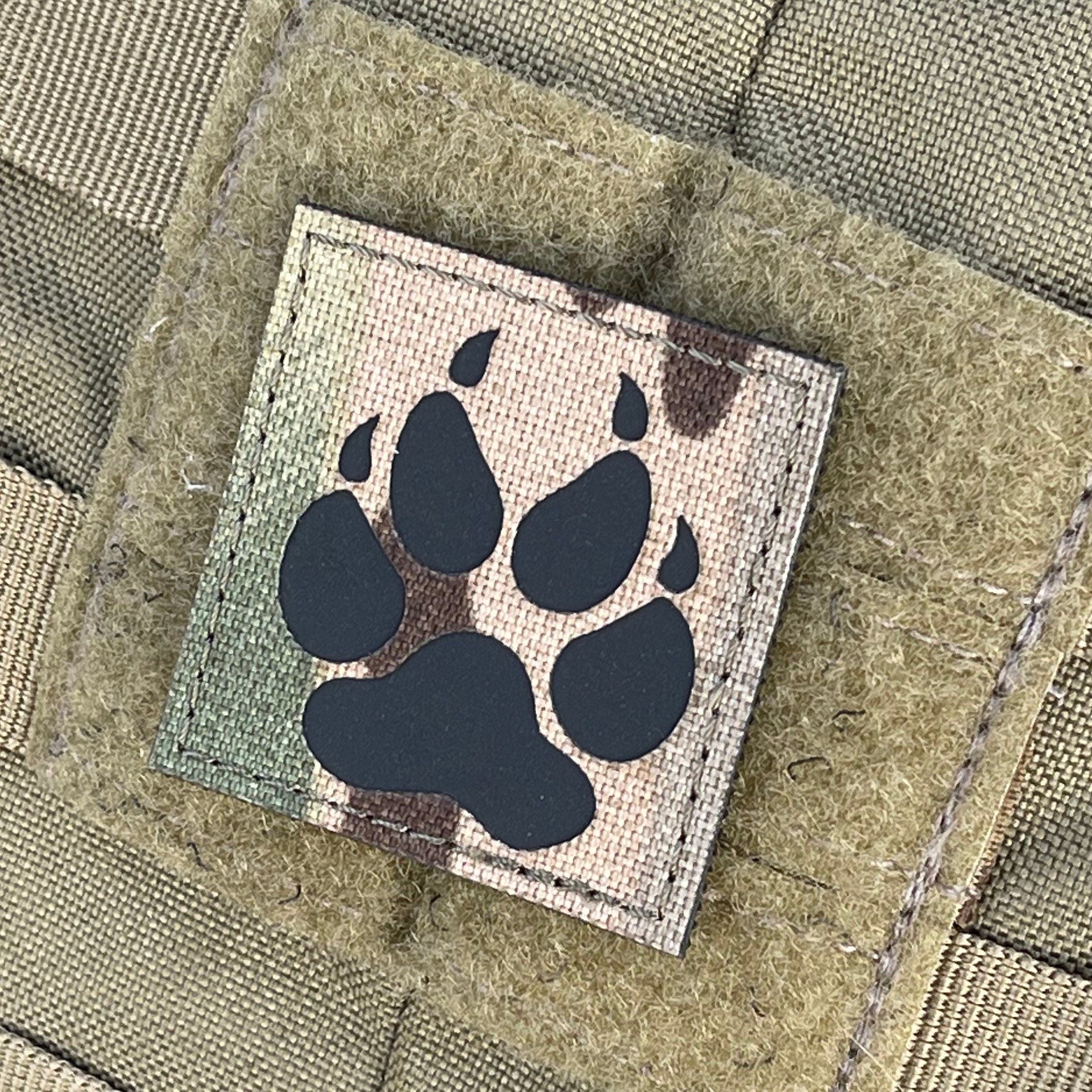 K9 Infrared IR Square - Reflective Laser Cut Morale Patch