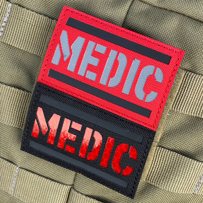 Medic - Reflective Laser Cut Morale Patch