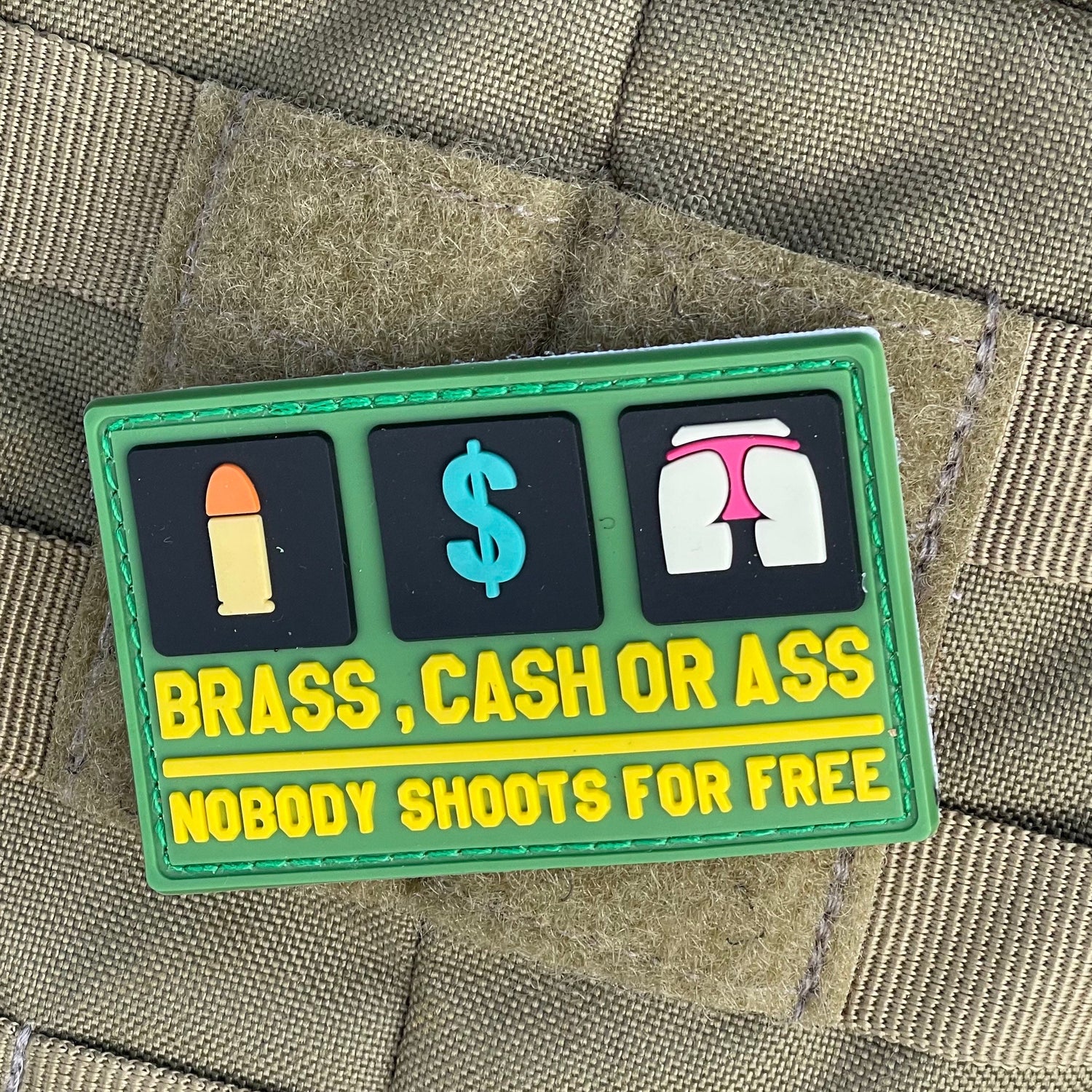 Nobody Shoots For Free - (PVC) Morale Patch