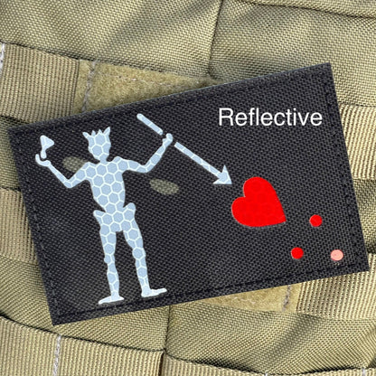 BlackBeards Flag - Reflective or Glow Embroidered Morale Patch