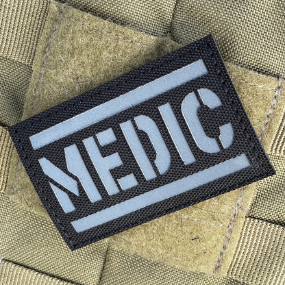 Medic - Reflective Laser Cut Morale Patch