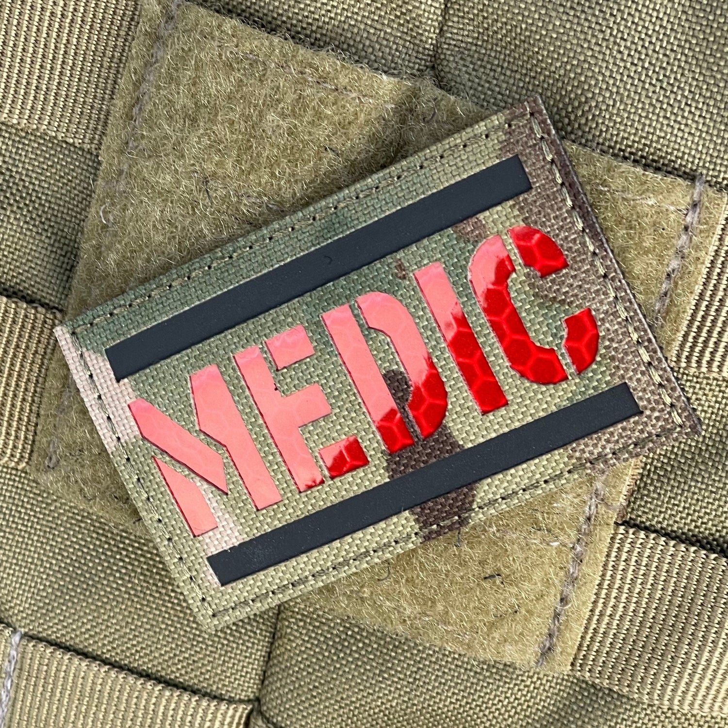 Medic - Reflective Laser Cut Morale Patch