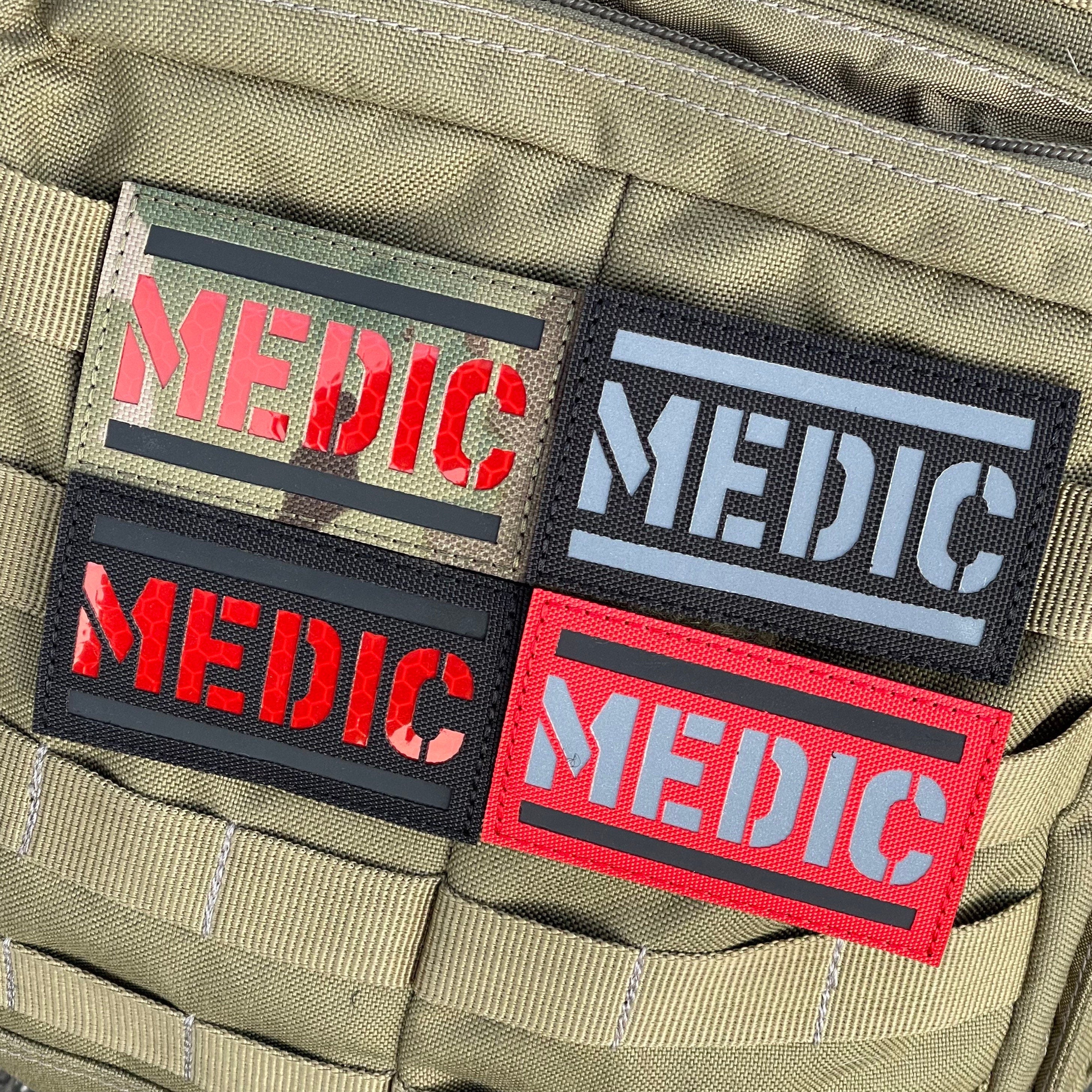 Medic - Reflective Laser Cut Morale Patch