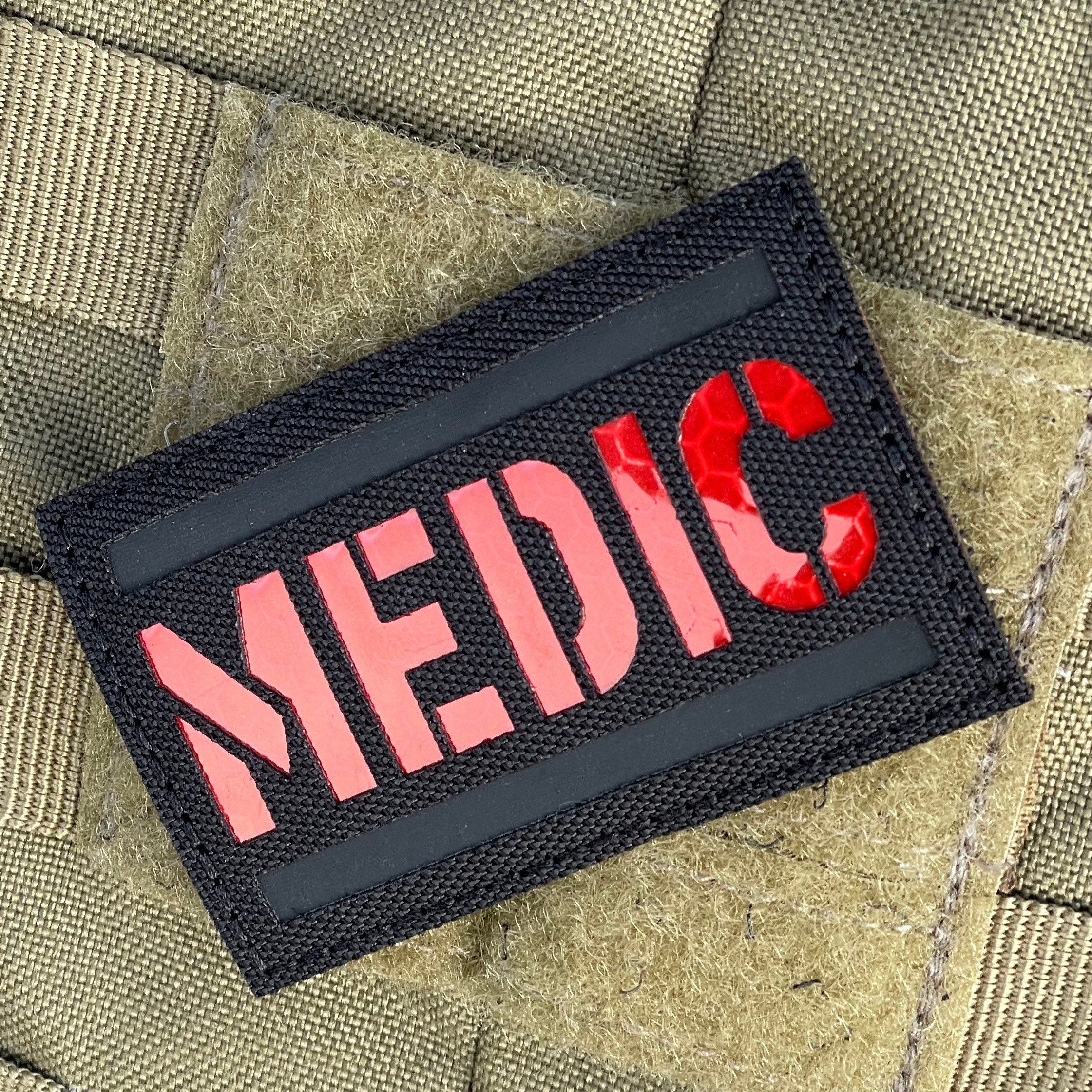 Medic - Reflective Laser Cut Morale Patch