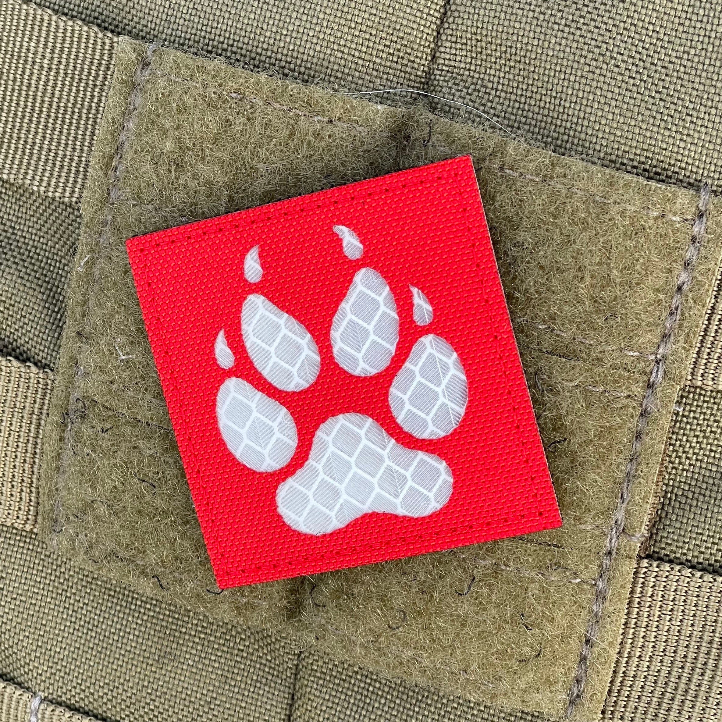 K9 Infrared IR Square - Reflective Laser Cut Morale Patch