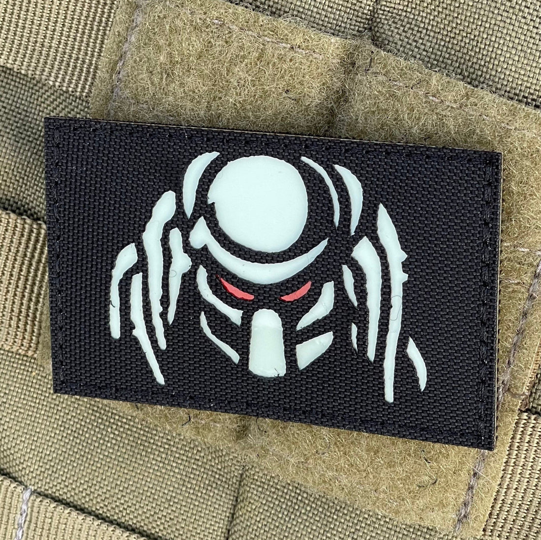 The Predator Head - Glow In The Dark Morale Patch