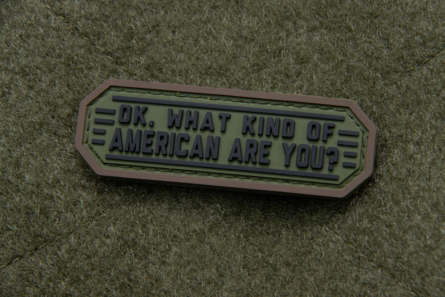 What Kind Of American Are You - (PVC) Morale Patch