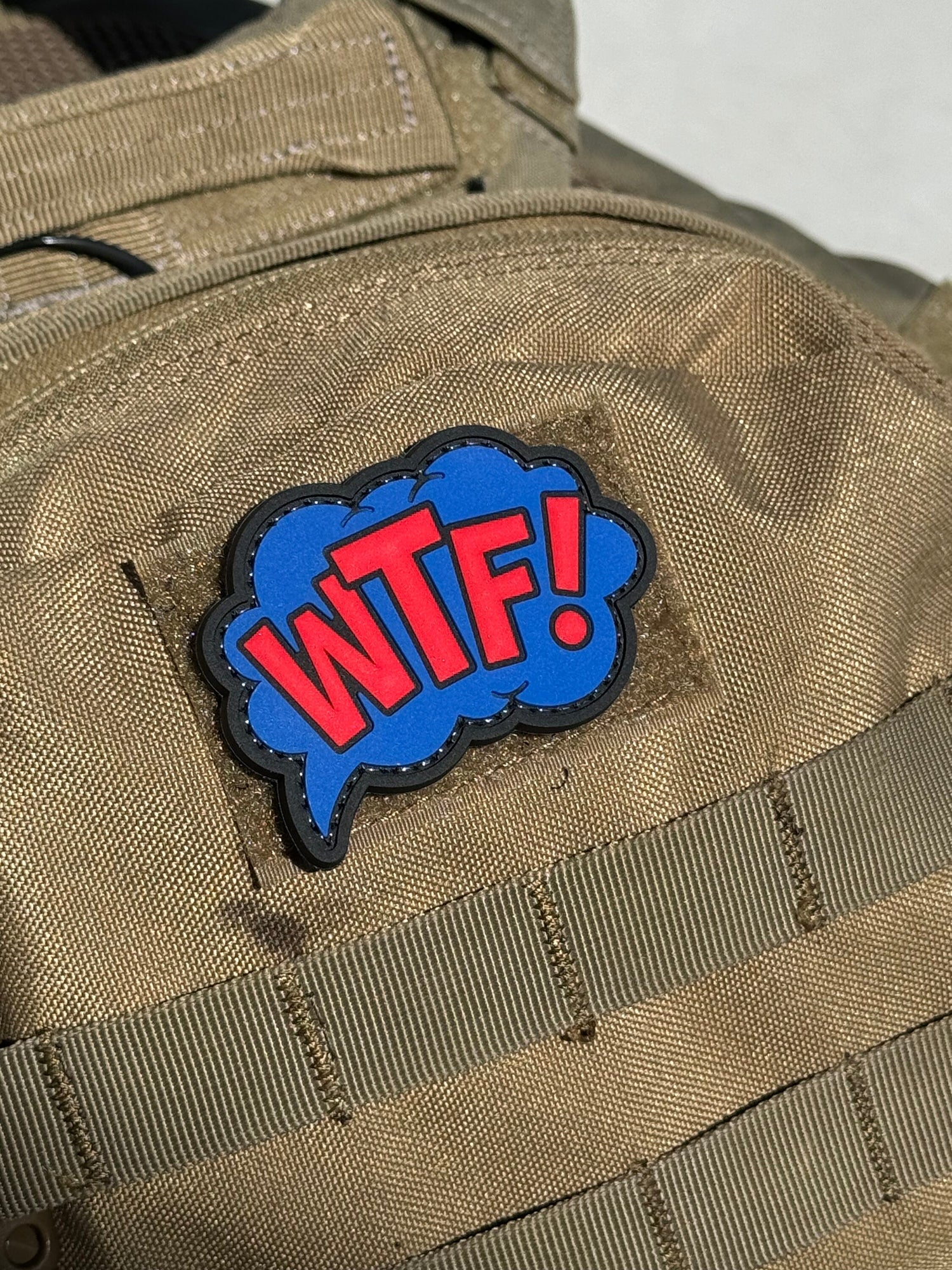 WTF Comic Bubble (PVC) Morale Patch