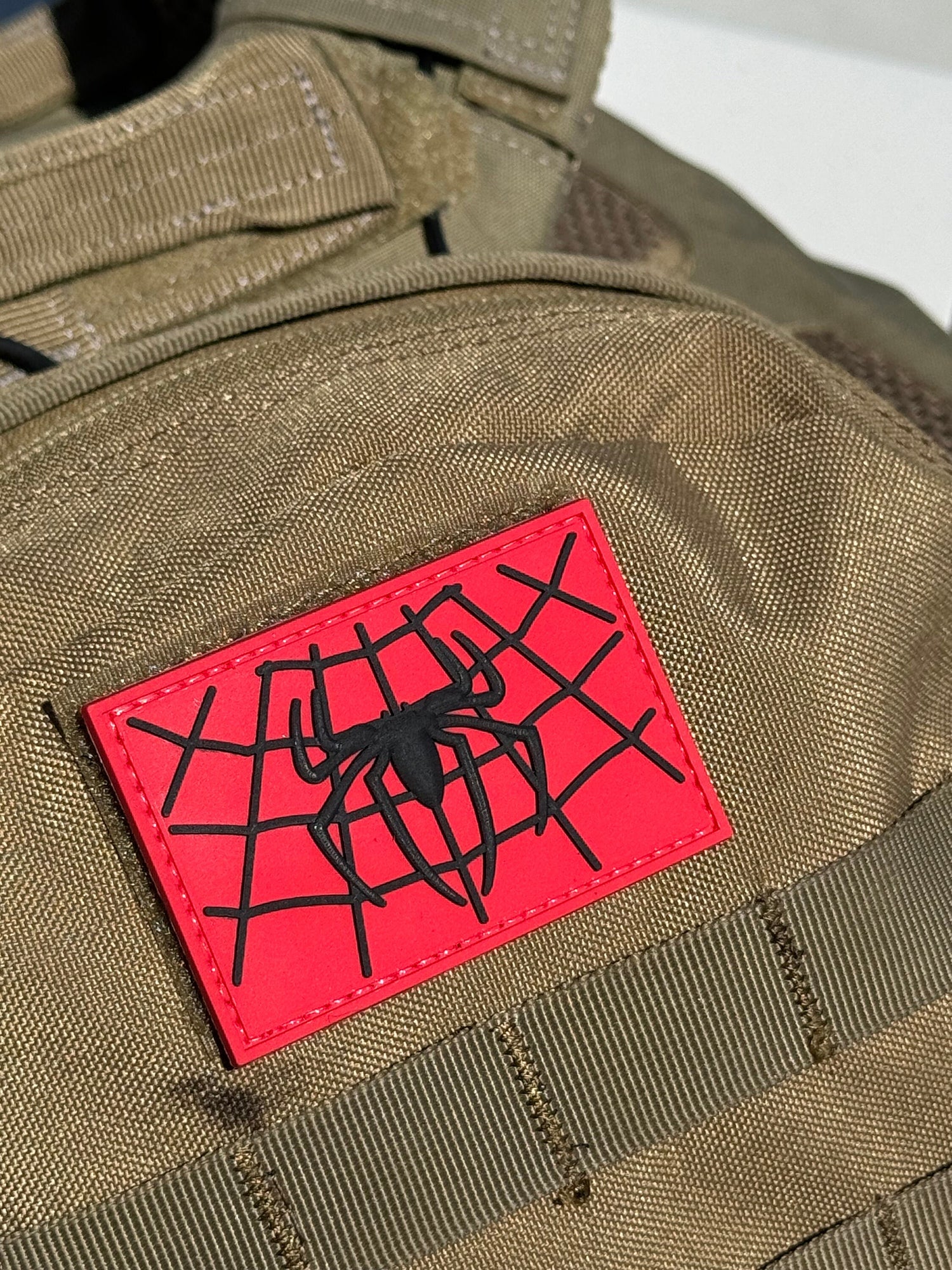 Spider In Web (PVC) Morale Patch