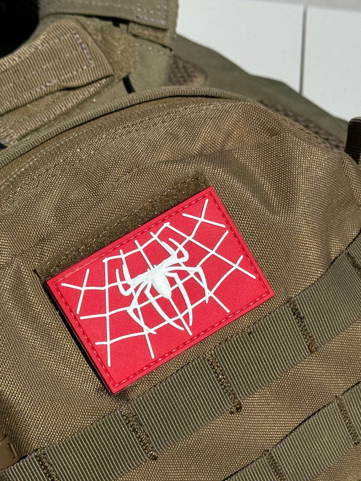 Spider In Web (PVC) Morale Patch