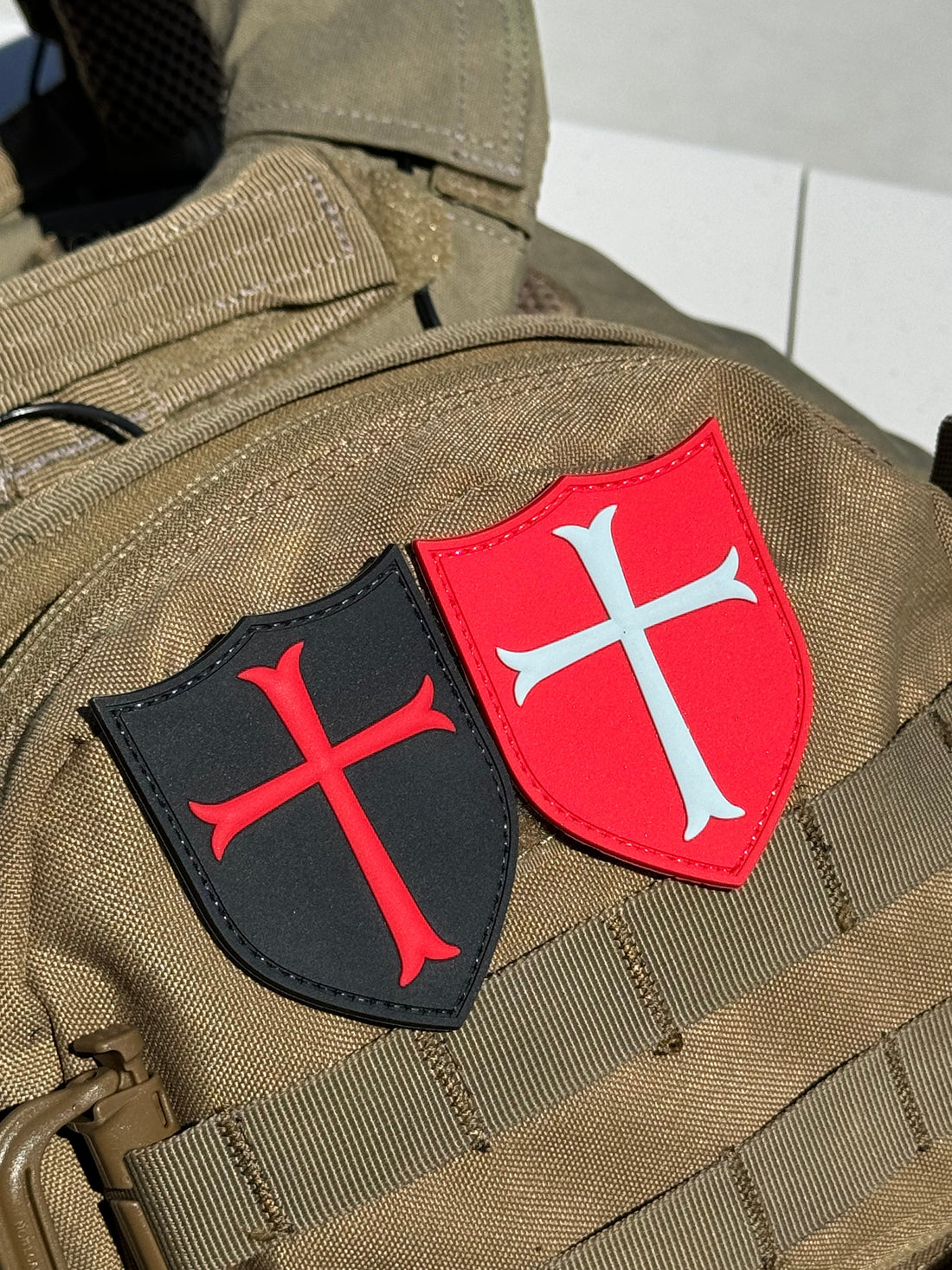 Knights Templar Crusaders Cross (PVC) Morale Patch