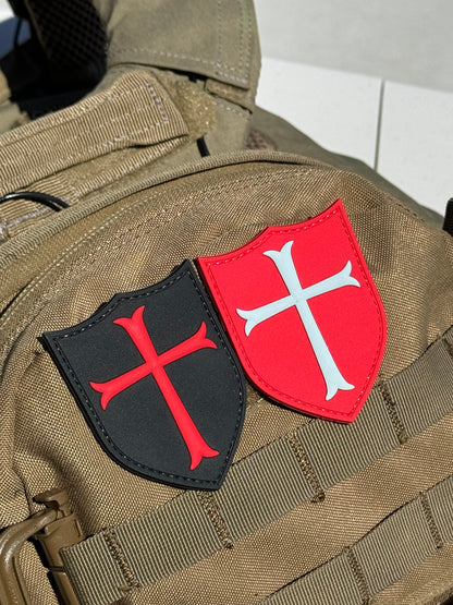 Knights Templar Crusaders Cross (PVC) Morale Patch