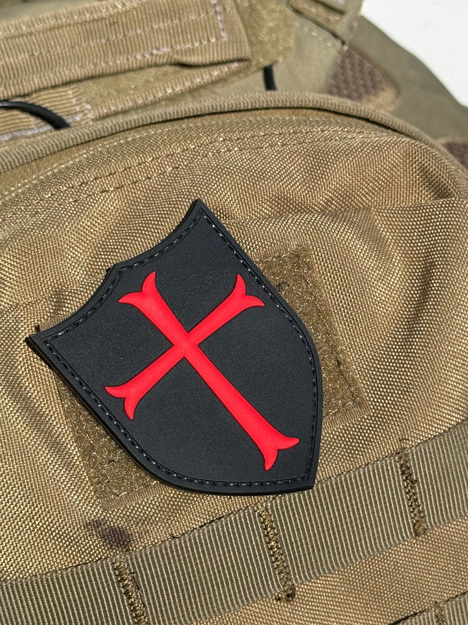 Knights Templar Crusaders Cross (PVC) Morale Patch