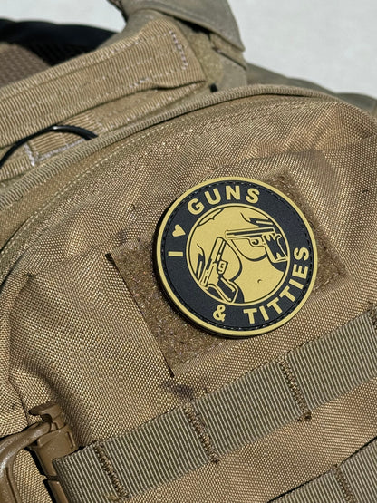 Guns and Titties (PVC) Morale Patch